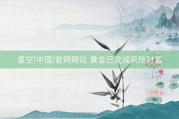 星空(中国)官网网站 黄金已变成风险财富