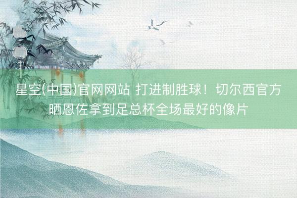 星空(中国)官网网站 打进制胜球！切尔西官方晒恩佐拿到足总杯全场最好的像片